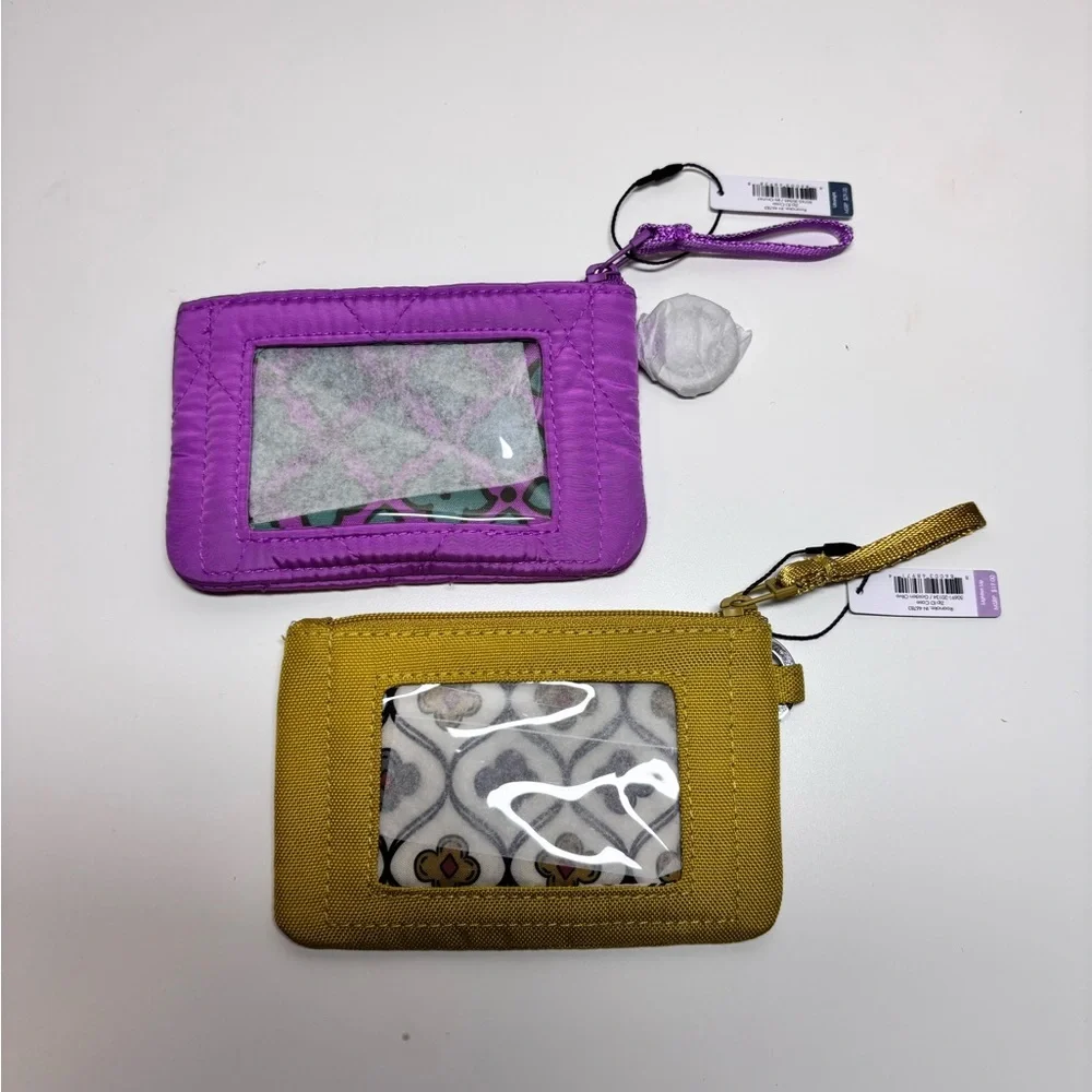 Two Vera Bradley Zip ID Case / Wallet | NWT - Picture 2 of 3